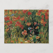 papaver briefkaart (Voorkant)