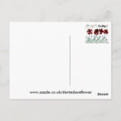 papaver briefkaart (Achterkant)