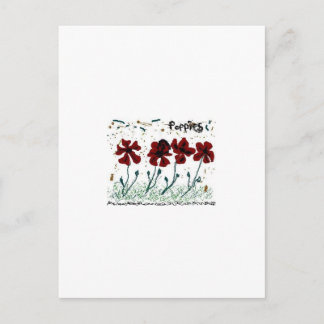 papaver briefkaart