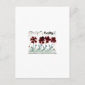 papaver briefkaart (Voorkant)