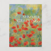 Papaver - Briefkaart (Voorkant)