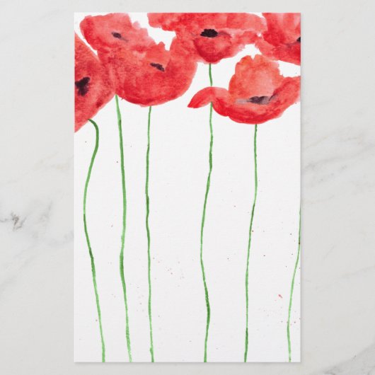 papaver briefpapier (Voorkant)