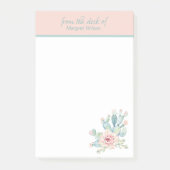 Papaver Cactus Personal Stationery Post-it® Notes (Voorkant)
