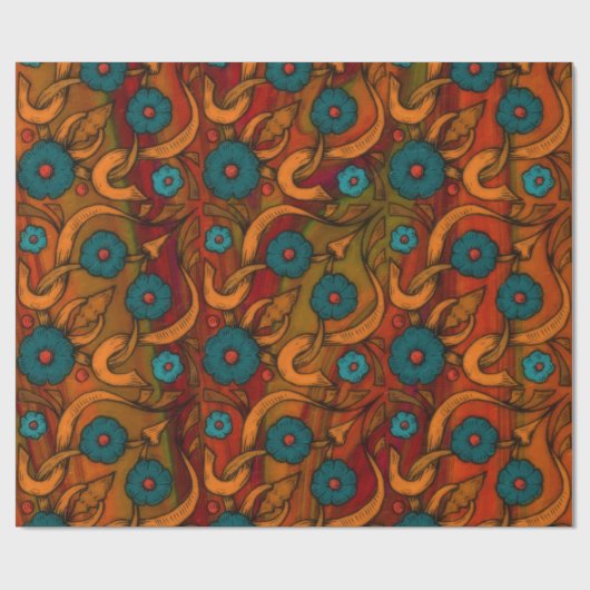  papaver cadeaupapier (Vlak)