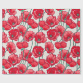 papaver cadeaupapier (Vlak)