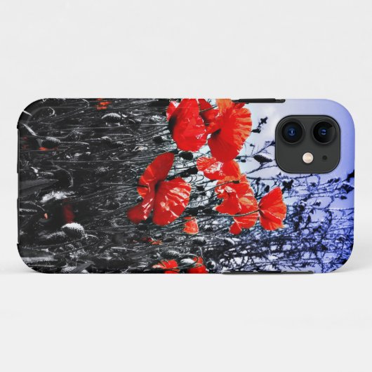 papaver Case-Mate iPhone case (Achterkant (horizontaal))