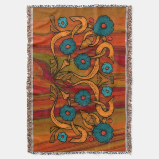 papaver deken (Voorkant Verticaal)