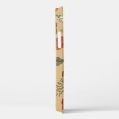  papaver en maasbloem, naadloos tuinpat Case-Mate iPhone case (Achterkant / Rechts)