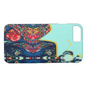 Papaver en sterren Case-Mate iPhone case (Achterkant (Horizontaal))