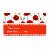 papaver etiket (Voorkant)