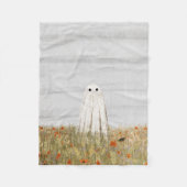papaver fleece deken (Voorkant)