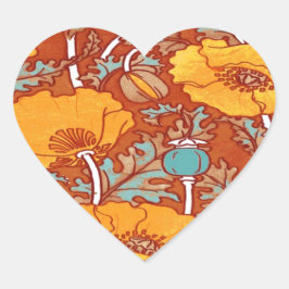  papaver hart sticker