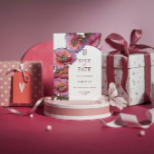 Papaver in bloei | Elegante bloemendank u bruiloft Ronde Sticker