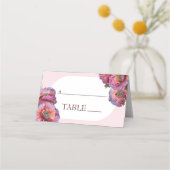 Papaver in bloei | Elegante Waterverf Bloementafel Plaatskaartje (Voorkant)