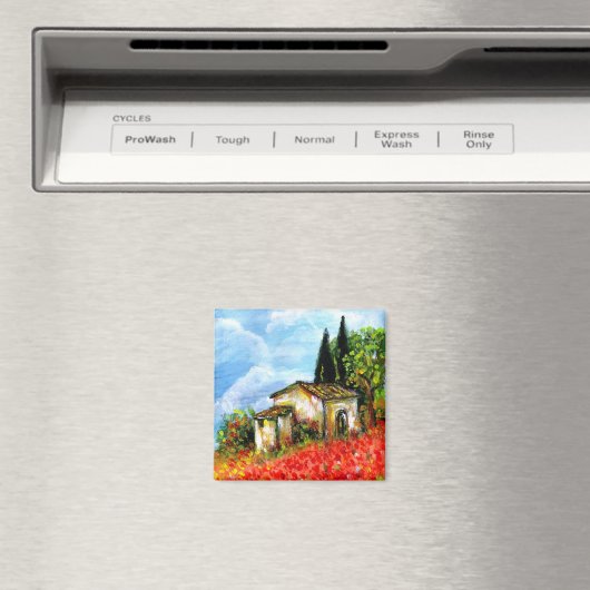 Papaver in Toscane Magneet (Insitu (Vaatwasser))