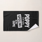 Papaver is mijn naam die mijn spel spuugt handdoek (Handdoek)