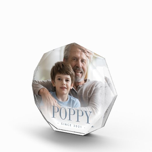 Papaver jaar gevestigd fotoblok (Rechts)