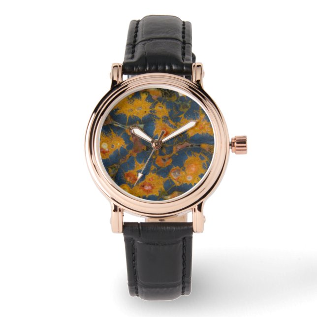 Papaver Jasper Horloge (Voorkant)