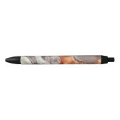Papaver Jasper Print zwarte inkt pen (Voorkant)