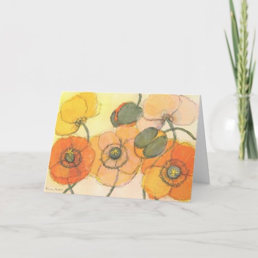 papaver kaart (Voorkant)