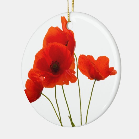 papaver keramisch ornament (Links)