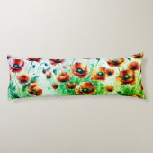 papaver lichaamskussen (Achterkant)