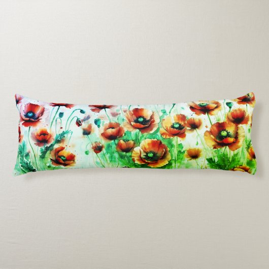 papaver lichaamskussen (Voorkant)