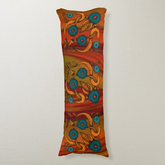  papaver lichaamskussen (Voorkant Verticaal)