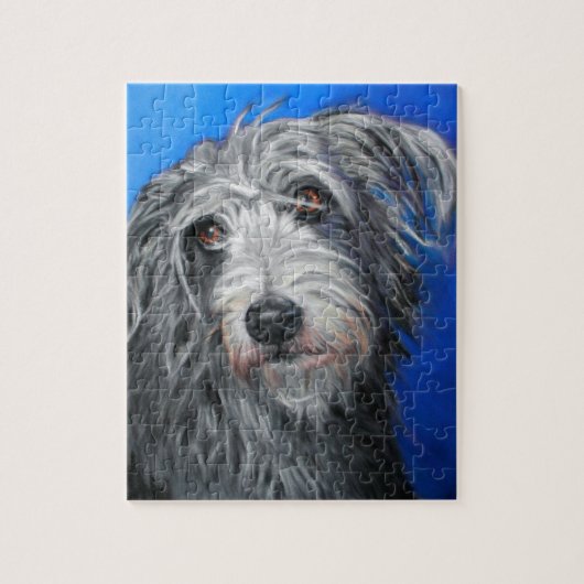 ' papaver' - Lurcher girl Legpuzzel (Verticaal)