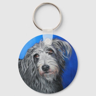 ' papaver' - Lurcher girl Sleutelhanger