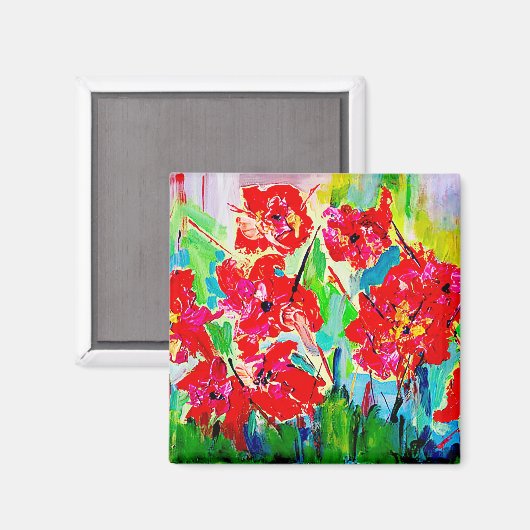 papaver magneet (Voorkant / Achterkant)