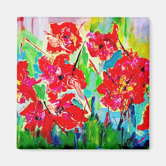 papaver magneet (Voorkant)