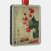 papaver metalen ornament (Rechts)