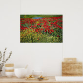 Papaver, Midden-atlas, Marokkaanse bloemen Poster (Keuken)