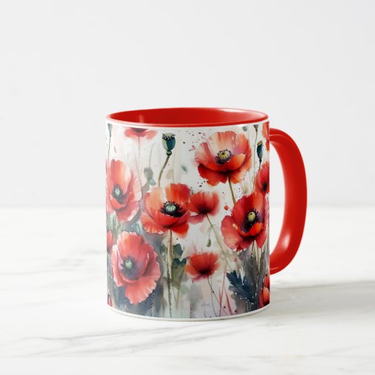 papaver mok (Voorkant rechts)