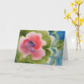 Papaver Notecard Kaart (Gele Bloem)