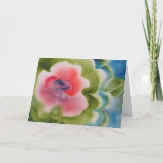 Papaver Notecard Kaart (Voorkant)