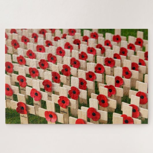 Papaver Oorlogsmonument Legpuzzel (Horizontaal)