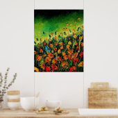papaver oranje 459080 poster (Keuken)