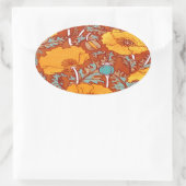  papaver ovale sticker (Tas)