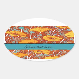  papaver ~ ovale Sticker