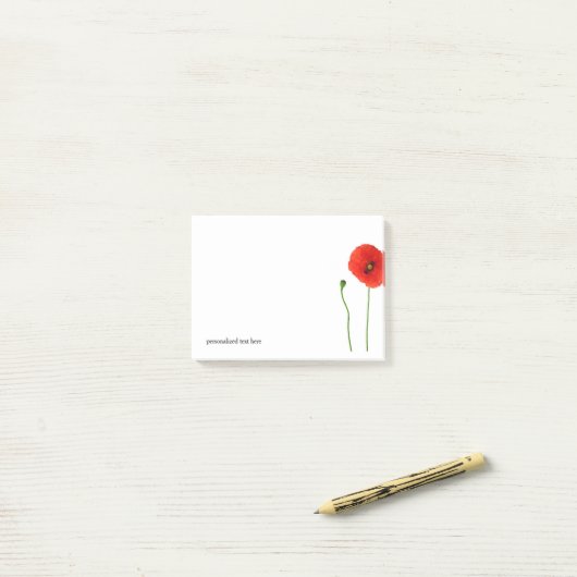 PAPAVER POST-IT® NOTES (Op bureau)