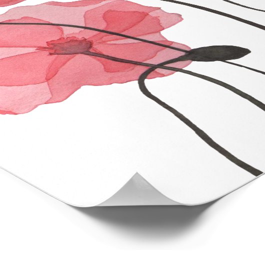 papaver poster (Hoek)