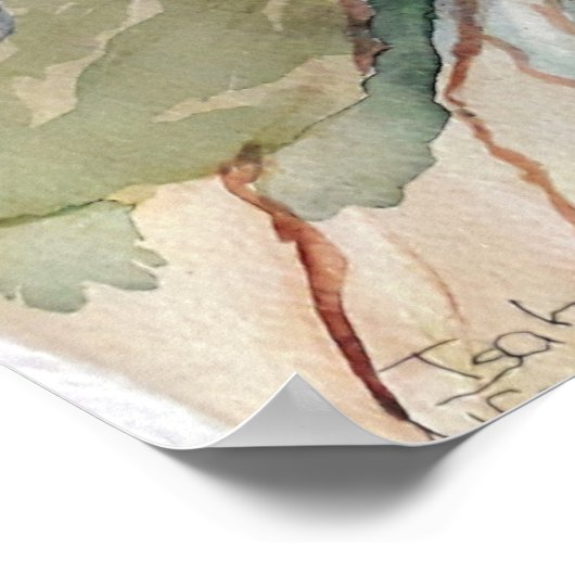 papaver poster (Hoek)