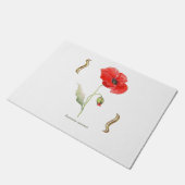 Papaver rhoeas  deurmat (Schuin)