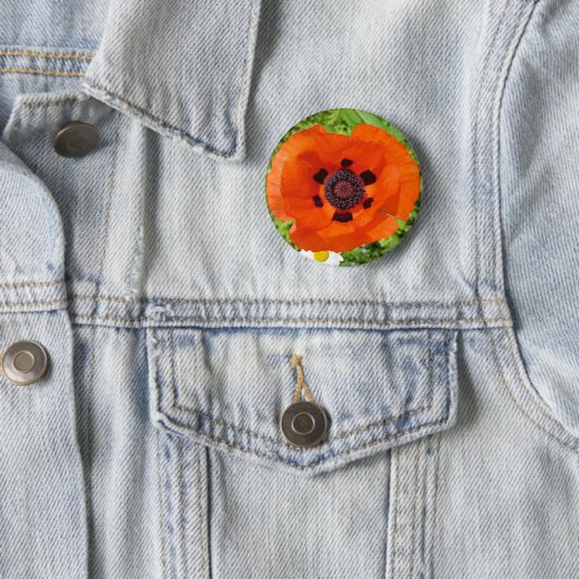 Papaver Ronde Button 5,7 Cm (In situ)