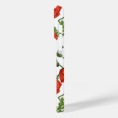 Papaver, rood en groen op wit Case-Mate iPhone case (Achterkant / Links)