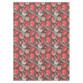 Papaver rood tafelkleed (Voorkant)