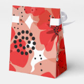 papaver | rood wit zwart bedankdoosjes (Achterkant)