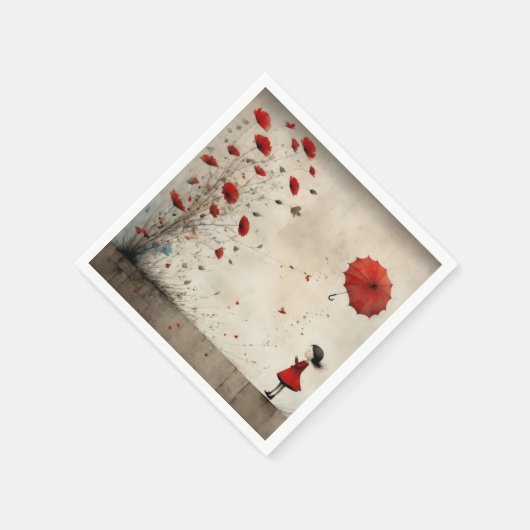 papaver servet (Hoek)